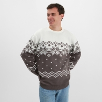 Новый год. Джемпер вязаный KAFTAN Scandinavia размер 52, серый Новый год. Джемпер вязаный KAFTAN Scandinavia размер 52, серый