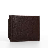 Портмоне мужское на магните, отдел для купюр, карт, монет, цвет коричневый Портмоне мужское на магните, отдел для купюр, карт, монет, цвет коричневый