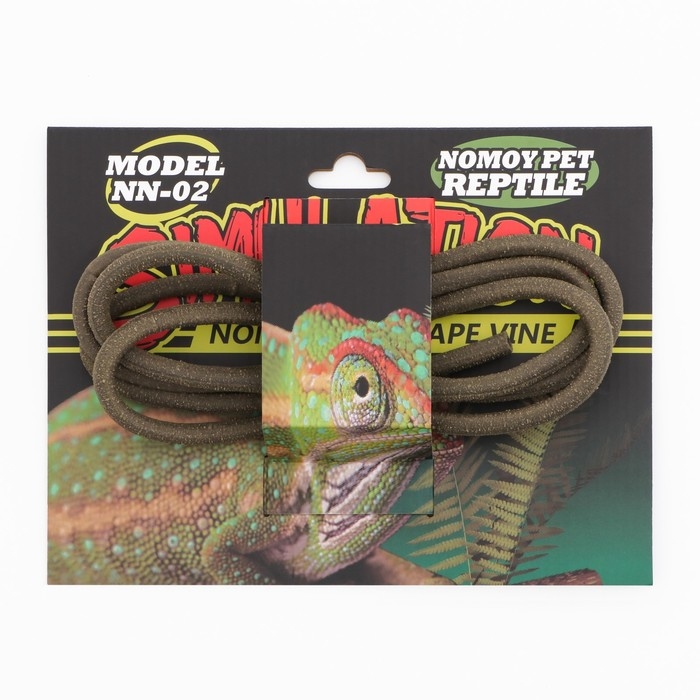 Декор для террариума NomoyPet "Лиана", из натуральных материалов, &Oslash; 1,3 см, длина 180 см