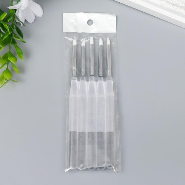 Инструменты для моделирования и придания формы (набор 5 шт) 13 см акрил, резина Инструменты для моделирования и придания формы (набор 5 шт) 13 см акрил, резина