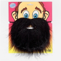 Карнавальная борода, 27х22 см, цвет чёрный Карнавальная борода, 27х22 см, цвет чёрный