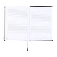 Ежедневник датированный 2025 B6 168 листов, deVENTE. Wild, твердая обложка кожзам с поролоном, перфорация, ляссе, блок 70,черный