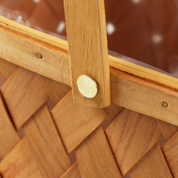 Корзина плетеная, 23,5 х 17 х H12/26,5 см, секвойя Корзина плетеная, 23,5 х 17 х H12/26,5 см, секвойя