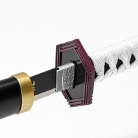 Сувенирное оружие "Катана Гиу" 75 см, клинок 48 см, чёрная, на подставке Сувенирное оружие "Катана Гиу" 75 см, клинок 48 см, чёрная, на подставке