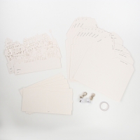 Набор для творчества «Новогодняя ночь», 6 домиков из бумаги Набор для творчества «Новогодняя ночь», 6 домиков из бумаги