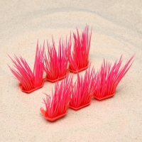 Растение искусственное аквариумное, светящееся, 9 см, красное Растение искусственное аквариумное, светящееся, 9 см, красное