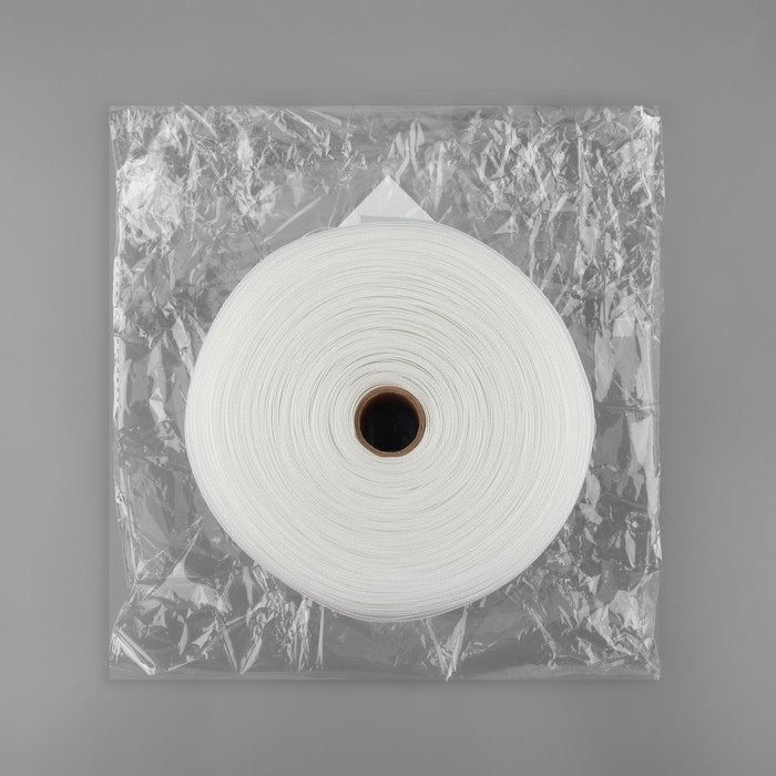 Шторная лента, органза, 8,5 см, 25 &plusmn; 1 м, цвет прозрачный