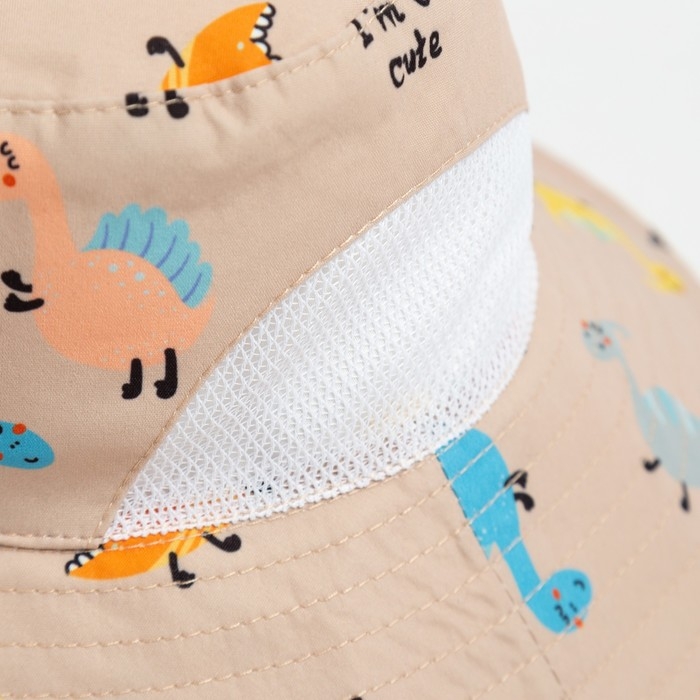 Панама детская MINAKU Панама детская MINAKU "Дино", цв, персиковый, р-р 54