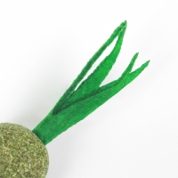 Игрушка для кошек из кошачьей мяты "Морковка", 5 см Игрушка для кошек из кошачьей мяты "Морковка", 5 см