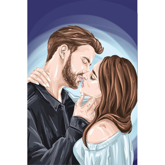 Картина по номерам на холсте с подрамником &laquo;Чувство&raquo; 20х30 см