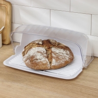 Хлебница пластиковая «Рондо», 34,5×27,3×16,5 см, цвет белый Хлебница пластиковая «Рондо», 34,5×27,3×16,5 см, цвет белый