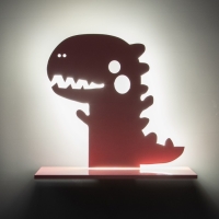 Бра "Динозавр" LED 24Вт розовый 35х30 см Бра "Динозавр" LED 24Вт розовый 35х30 см