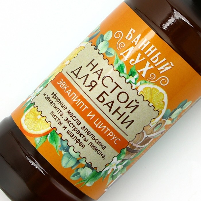 Настой для бани «Эвкалипт и цитрус», 250 мл, аромат эвкалипта и цитруса, БАННЫЙ ДУХ Настой для бани «Эвкалипт и цитрус», 250 мл, аромат эвкалипта и цитруса, БАННЫЙ ДУХ