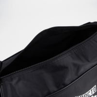 Сумка спортивная &laquo;Не просто быть лучшим на молнии&raquo;, наружный карман, цвет чёрный