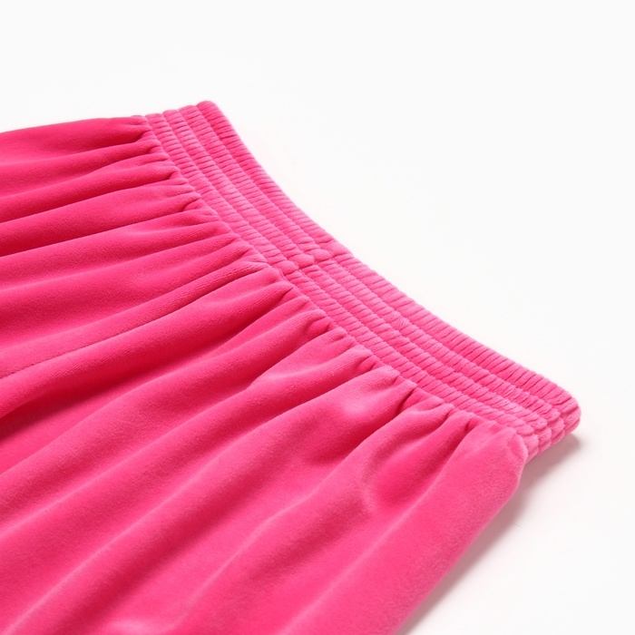 Костюм детский (футболка, шорты) KAFTAN Plushy р.30 (98-104), фуксия