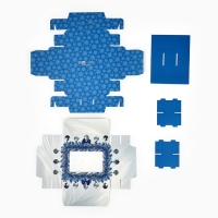 Коробка складная под 6 конфет &laquo;Морозная роскошь&raquo;, 13.5 х 9.8 х 3.8 см, Новый год