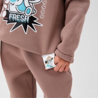 Толстовка (худи) для девочки MINAKU: CRUSH, цвет тёмно-розовый, рост 122 см