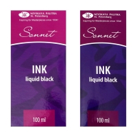 Тушь для письма и рисования "Сонет", 100 мл, чёрная, DK14101 Тушь для письма и рисования "Сонет", 100 мл, чёрная, DK14101