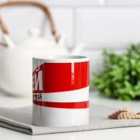 Кружка с сублимацией &laquo;Пей и не борзей&raquo;, 320 мл