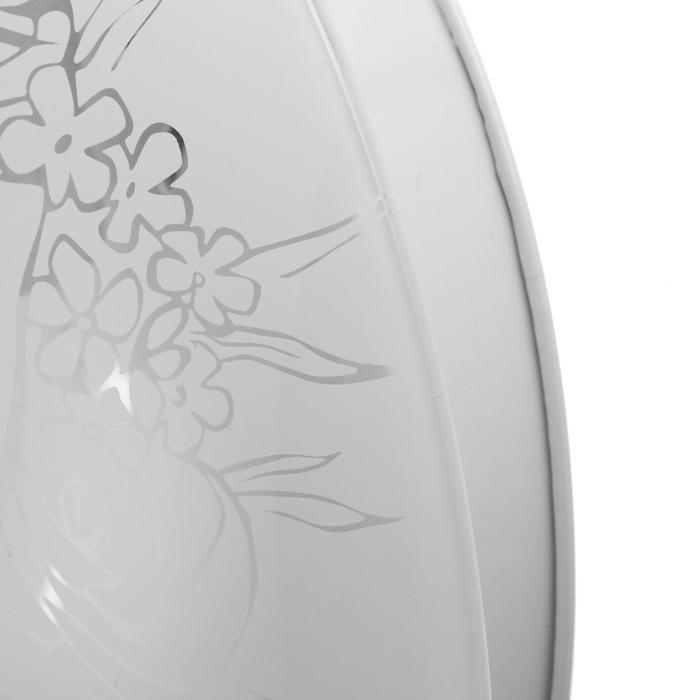 Светильник Светильник "Букет" моллир., 1х60Вт Е27, хром, d=25 см, h=4,5 см