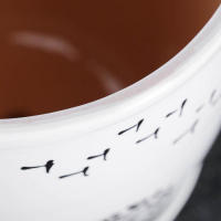 Набор горшков цветочных 4 шт. Одуванчик 0,4 / 1 / 2,5 / 5 л Набор горшков цветочных 4 шт. Одуванчик 0,4 / 1 / 2,5 / 5 л