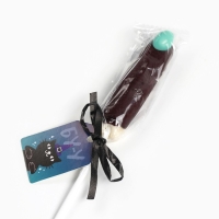 Хэллоуин Леденец на палочке &laquo;Буу&raquo;, в форме пальца, вкус: тутти-фрутти, 25 г.