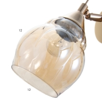 Бра "Авета" Е27 40Вт золото 21х12х18см Бра "Авета" Е27 40Вт золото 21х12х18см