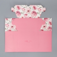 Коробка для капкейков, кондитерская упаковка двухсторонняя, 4 ячейки &laquo;Нежность&raquo; 16 х 16 х 10 см