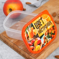 Ланч-бокс &laquo;Цвет настроения оранжевый&raquo;, 0.5 л