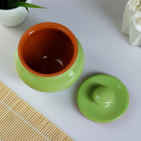 Набор "Вятская керамика №6" 0,5х6 + ухват, салатовый Набор "Вятская керамика №6" 0,5х6 + ухват, салатовый