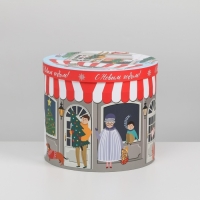 Коробка подарочная &laquo;Новогодние истории&raquo;, 17.5 х 20 см, Новый год