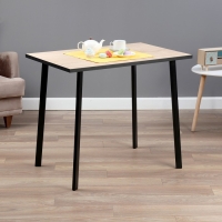 Стол обеденный МОДЕРН МИНИ LAKSI, 892х585х750, чёрный /дуб ирландский