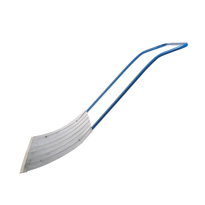 Движок для уборки снега, оцинкованный ковш 430 &times; 750 мм, металлическая планка, металлическая ручка цвет МИКС