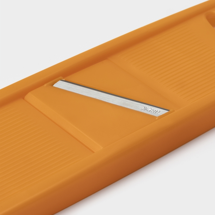 Овощерезка с 3 насадками, 27,5 см, цвет оранжевый Овощерезка с 3 насадками, 27,5 см, цвет оранжевый