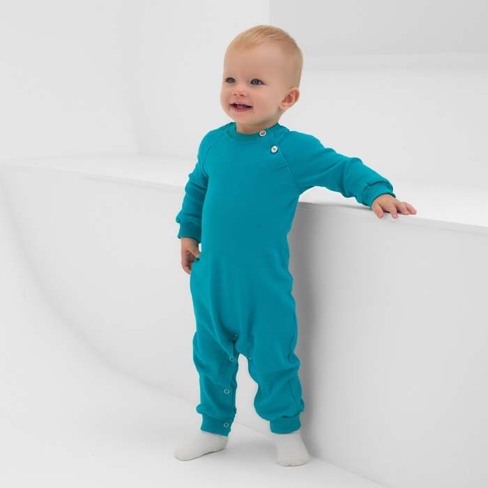 Комбинезон детский MINAKU цвет изумрудный, рост 80-86 см