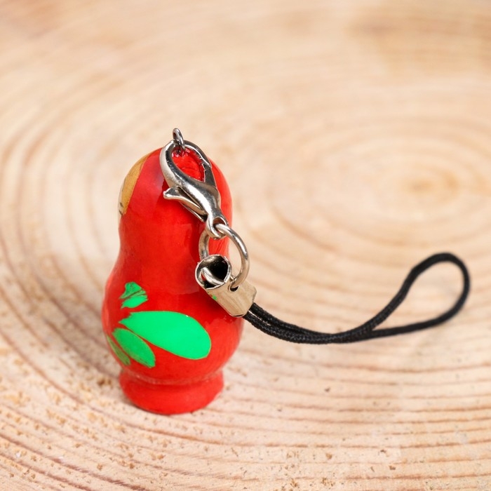 Брелок на телефон &laquo;Матрёшка&raquo;, 2 см, микс