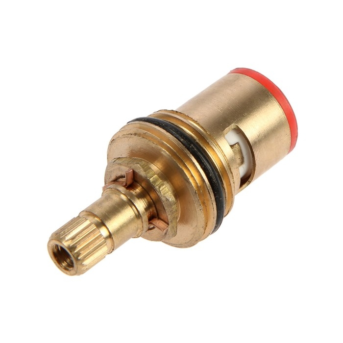 Кран-букса ZEIN, 1/2 Кран-букса ZEIN, 1/2" под крест, шток 8*20 шлицов, угол поворота 180 град, латунь, керамика 942158