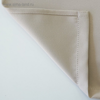 Штора портьерная Witerra Матовый 135х260см 2 шт, бежевый, блэкаут, пэ100% Штора портьерная Witerra Матовый 135х260см 2 шт, бежевый, блэкаут, пэ100%