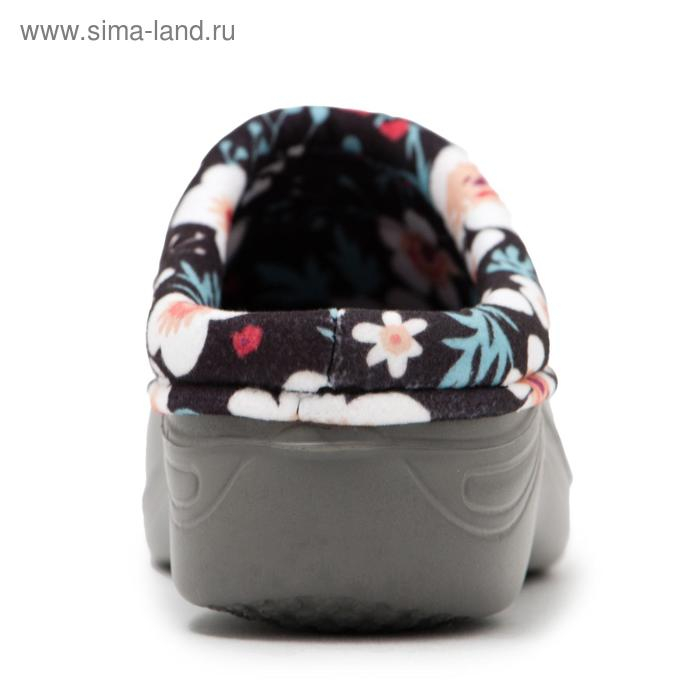 Галоши женские, цвет серый/цветочки, размер 36-37 Галоши женские, цвет серый/цветочки, размер 36-37