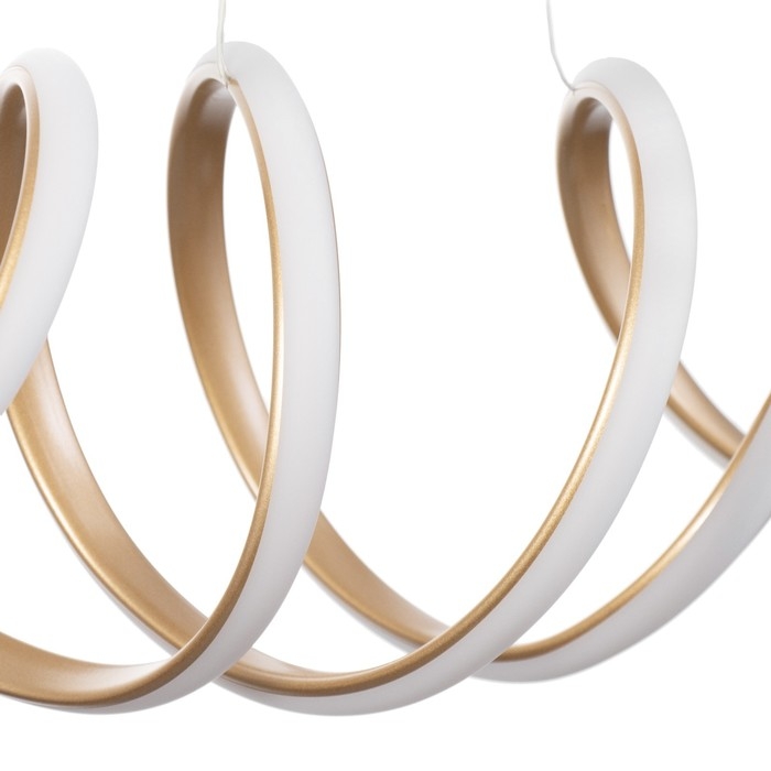 Светильник BayerLux "Спираль" LED 112Вт 3000-6000К золото 100х22х100 см