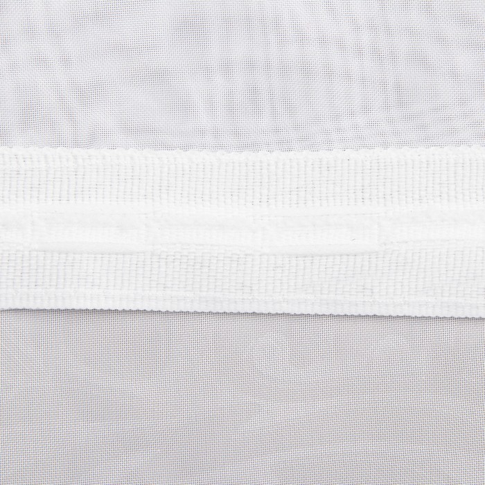 Штора-тюль Witerra с тиснением вензель 300х260см, белый, вуаль, пэ100% Штора-тюль Witerra с тиснением вензель 300х260см, белый, вуаль, пэ100%