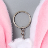 Мягкая игрушка &laquo;Зайцы Ушастики&raquo; на брелоке, 12 см, цвет МИКС