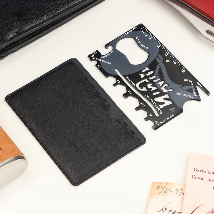 Карта выживания в чехле Wallet ninja 0,5х5,5х8,5см Карта выживания в чехле Wallet ninja 0,5х5,5х8,5см