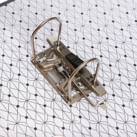 Папка-регистратор А4, 75 мм, Calligrata, ПВХ, металлическая окантовка, карман на корешок, собранная, серая Папка-регистратор А4, 75 мм, Calligrata, ПВХ, металлическая окантовка, карман на корешок, собранная, серая