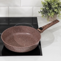 Сковорода Доляна «Брауни», d=26 см, съёмная ручка, антипригарное покрытие, индукция Сковорода Доляна «Брауни», d=26 см, съёмная ручка, антипригарное покрытие, индукция