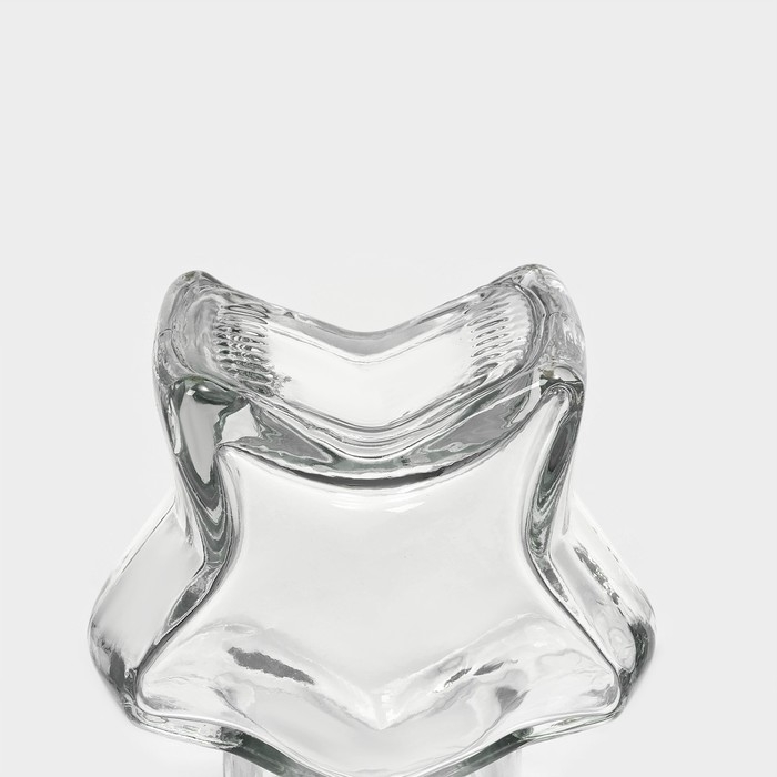 Банка стеклянная для хранения сыпучих продуктов Доляна &laquo;Парфе. Звезда&raquo;, 50 мл, 6,8&times;3,9 см,  с пробковой крышкой