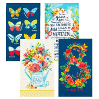 Набор кухонных полотенец Доляна &laquo;8 Марта&raquo;, 35х60см-4шт, 100% хл