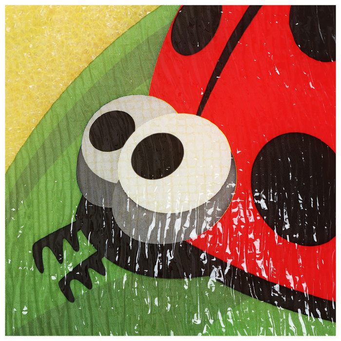 Коврик туристический maclay &laquo;Божья коровка&raquo;, 180х60х1 см, цвет жёлтый