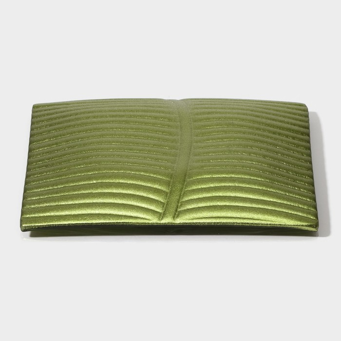 Тарелка стеклянная Magistro &laquo;Папоротник&raquo;, 14,5&times;14&times;1,8 см, цве зелёный