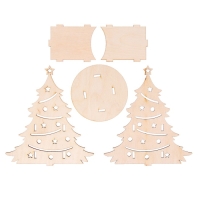 Заготовка для творчества &laquo;Карандашница. Ёлочка&raquo;